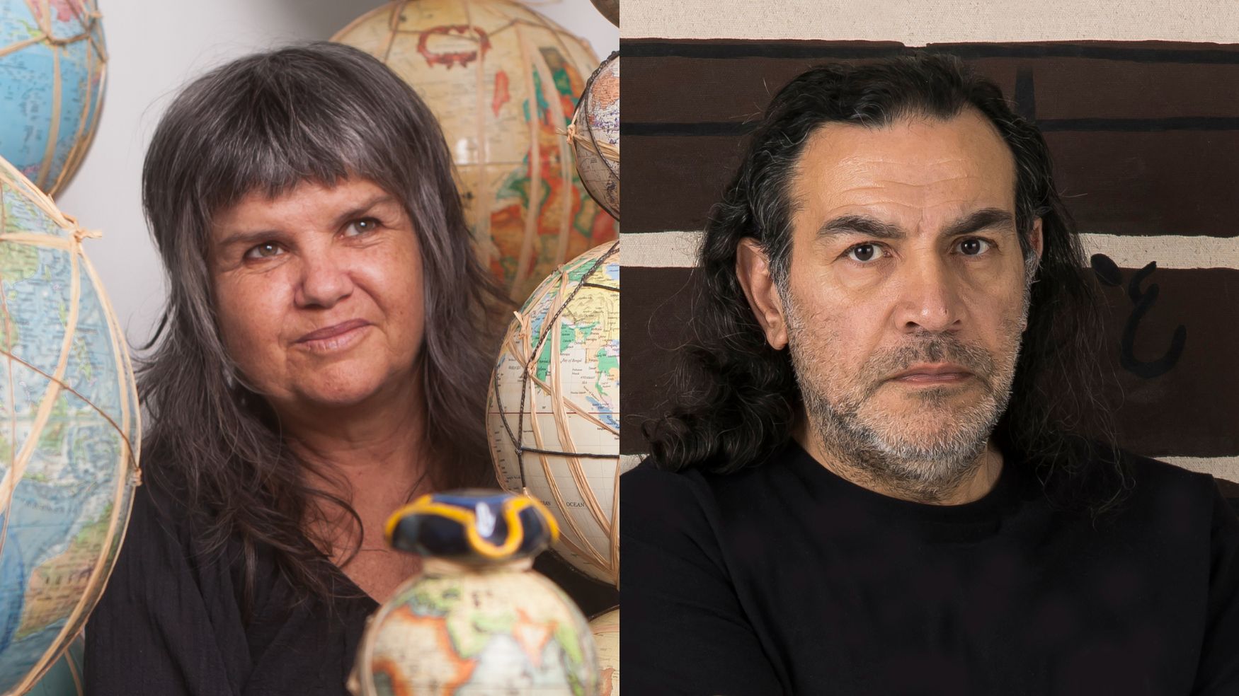 Karla Dickens and Khaled Sabsabi